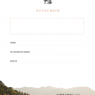 Gutschein Template Stubn